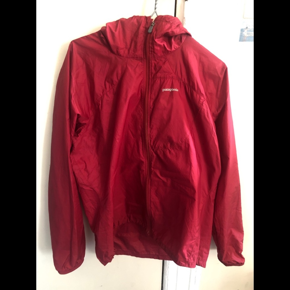 Patagonia red lightweight jacket